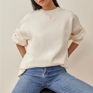 Reformation Vintage Oversized Crewneck Sweatshirt